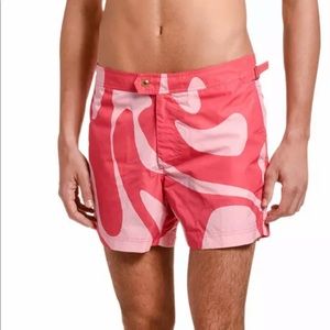 TOM FORD SWIRL Mens Swim Shorts Made in Italy